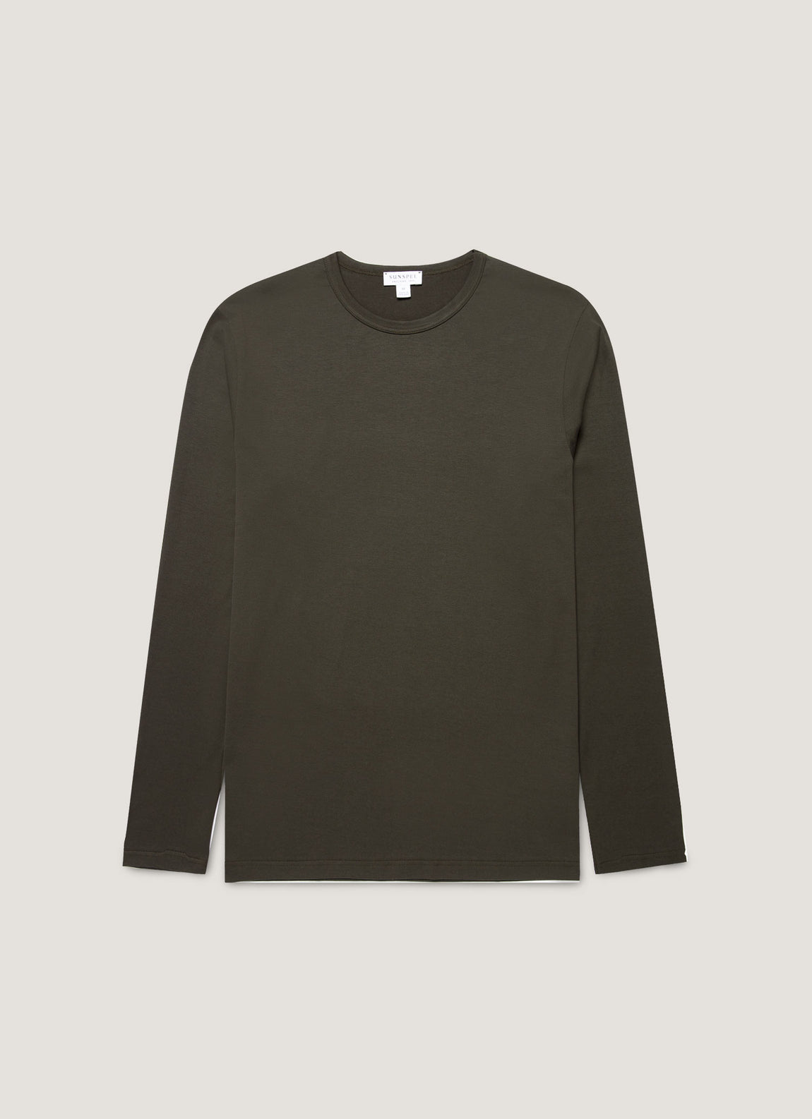 Men's Long Sleeve Classic T-shirt in Dark Green