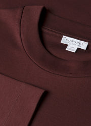 Men's Long Sleeve Heavyweight T-shirt in Bakelite