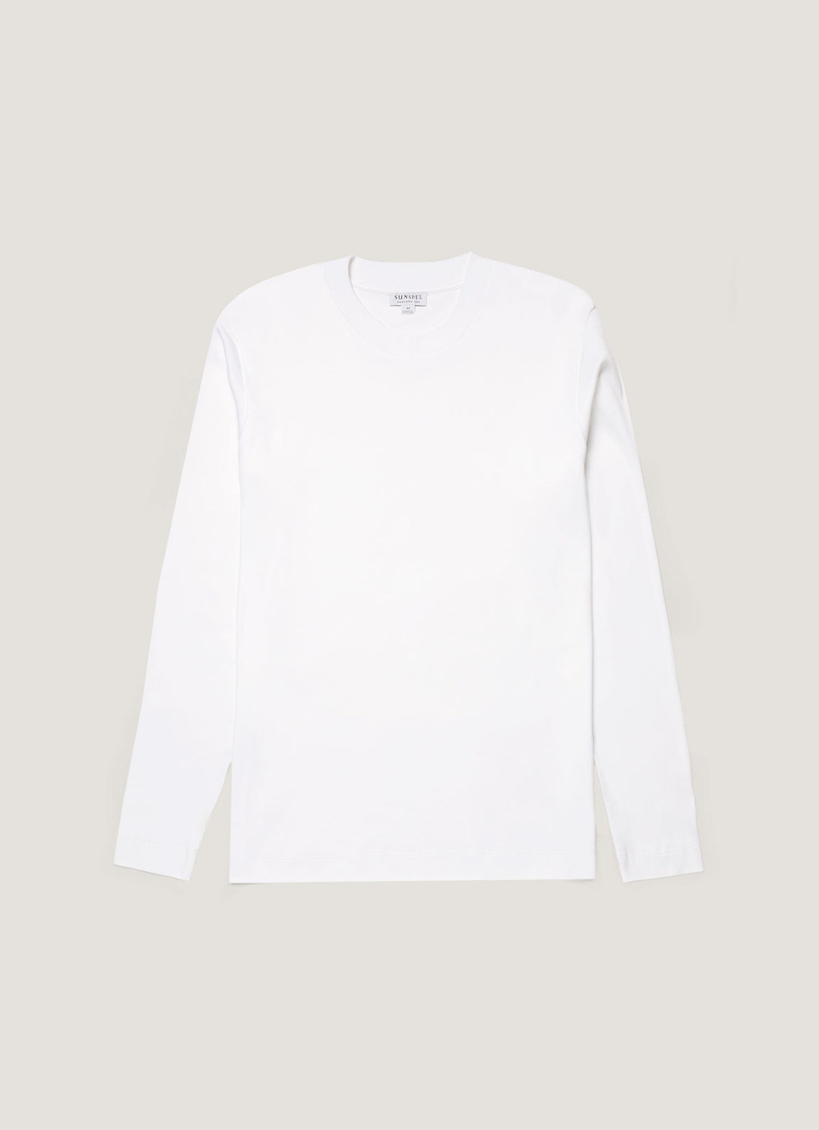 Men's Long Sleeve Heavyweight T-shirt in White