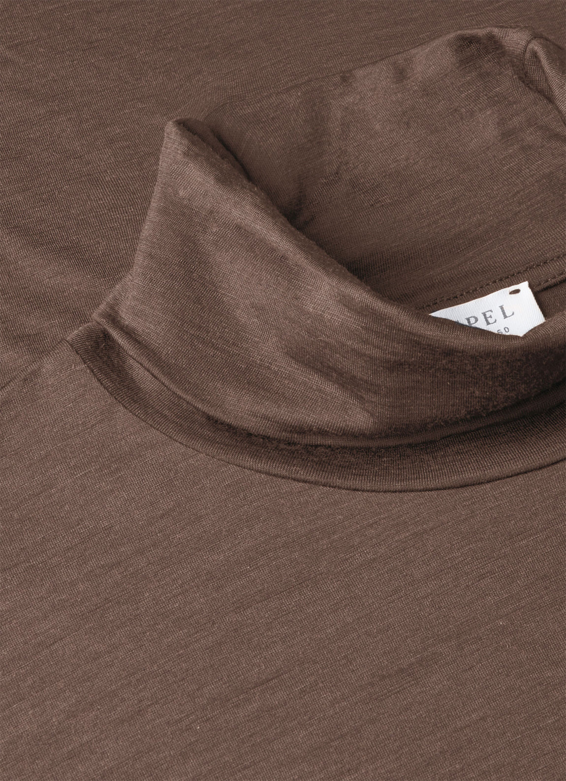 Men's Ultra-Fine Merino Roll Neck in Sandstone