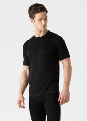 Men's Thermal Merino T-shirt in Black