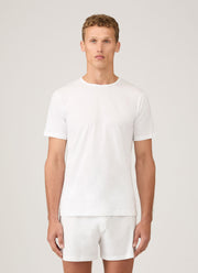Men's Superfine Underwear T-shirt in White