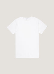 Men's Cellular Cotton Underwear T-shirt in White