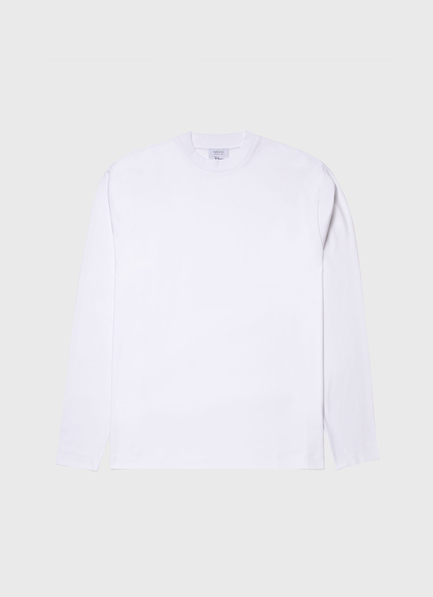 Men's Sunspel x Ron Herman Long Sleeve T-shirt in White