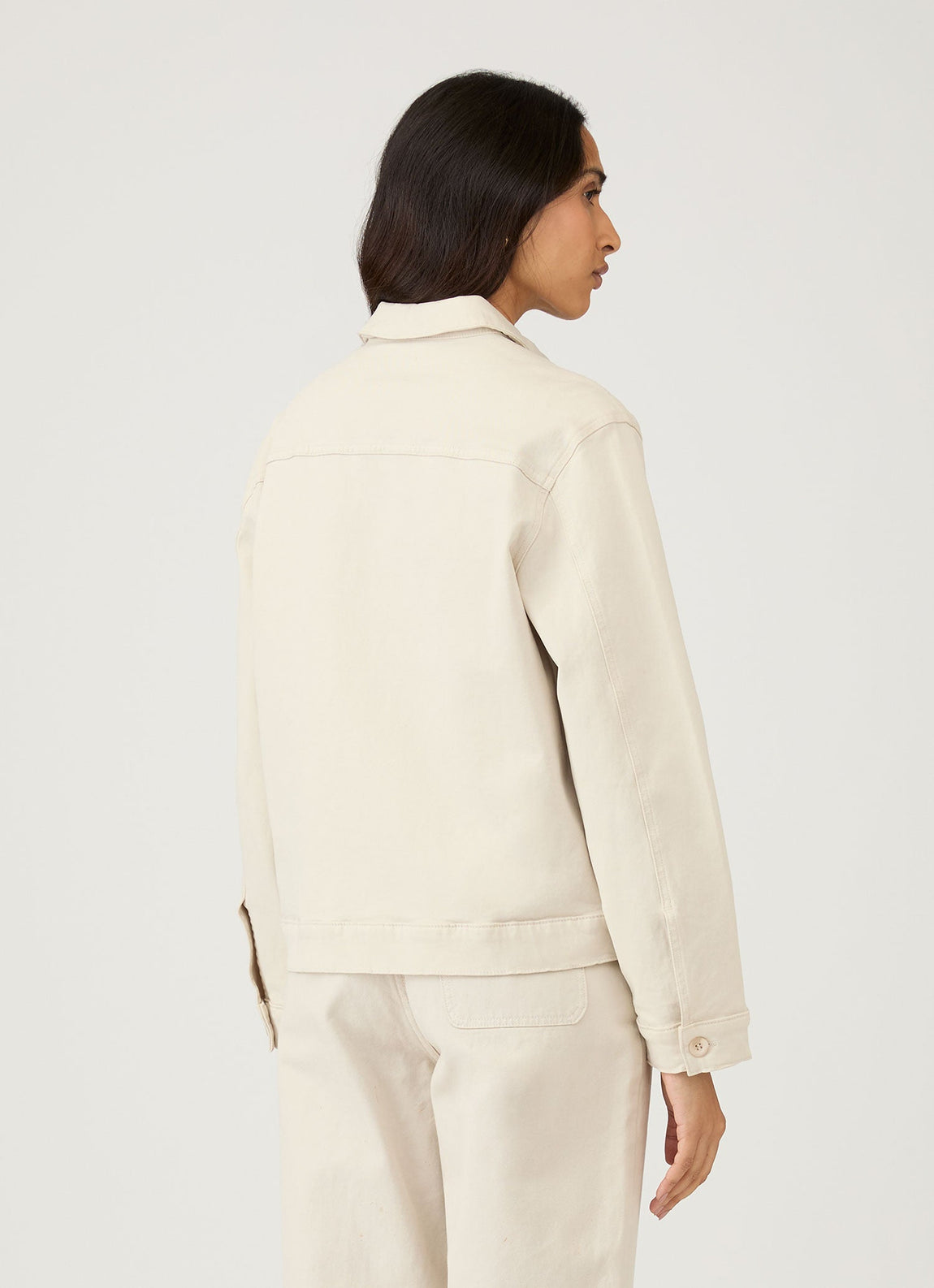 Women's Chore Jacket in Chalk