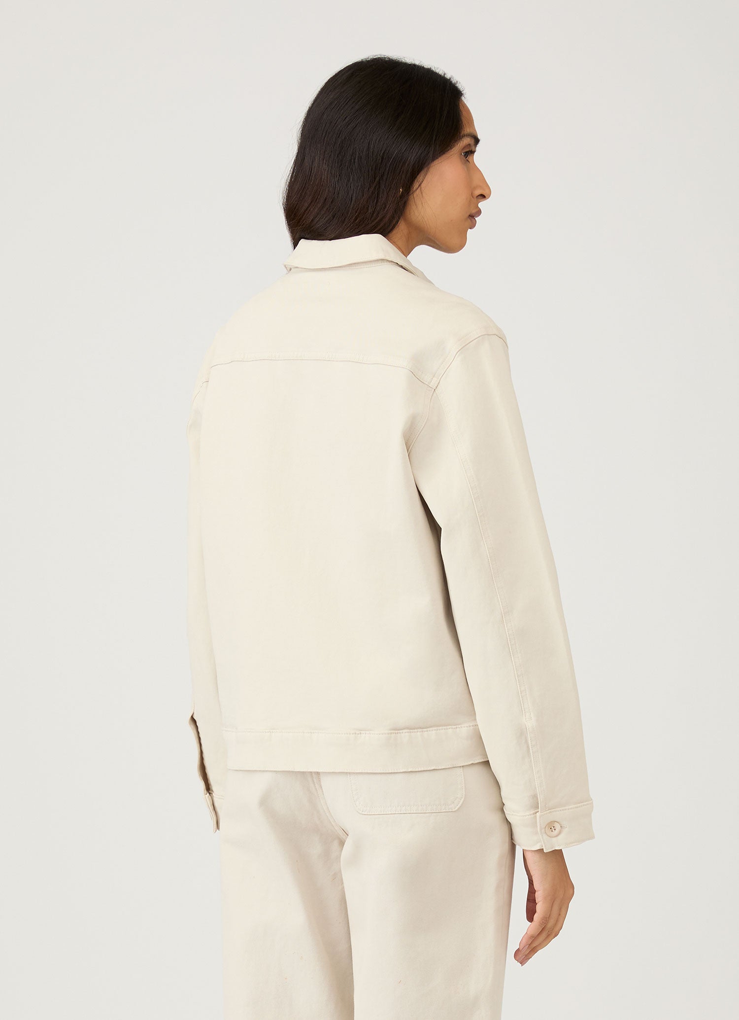 Women's Chore Jacket in Chalk