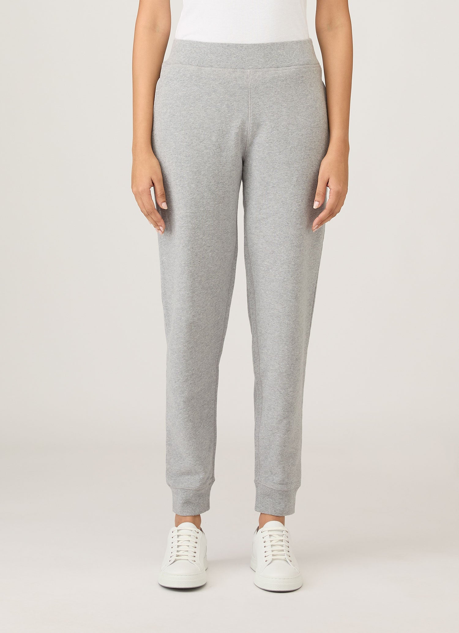 Women's Relaxed Sweatpants in Grey Melange