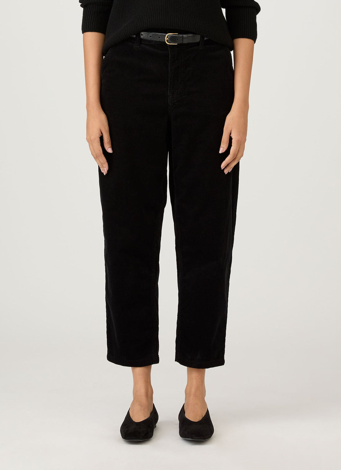 Women's Corduroy Trouser in Black