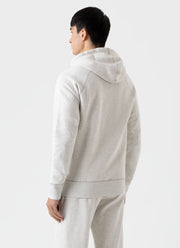 Men's Fleeceback Hoodie in Archive White Melange